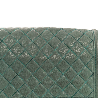 Chanel Iridescent Caviar Quilted Medium Boy Flap Green 16 of 21