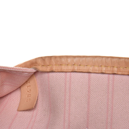 Louis Vuitton Damier Azur Neo Neverfull MM Rose Ballerine 8 of 11