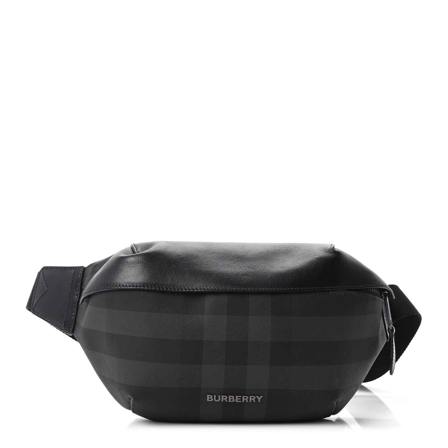Burberry Charcoal Check Calfskin Sonny Bum Bag Charcoal 1 of 10