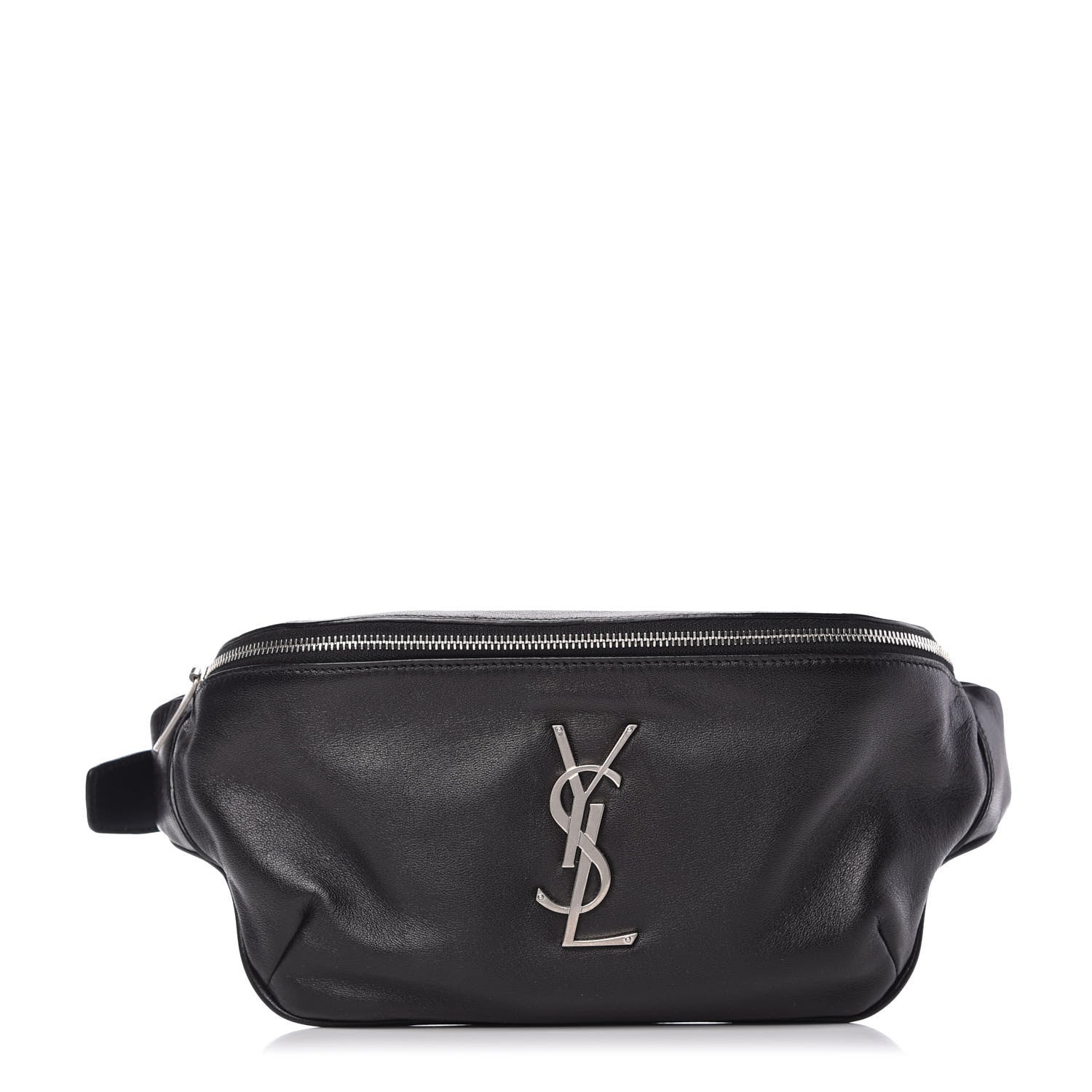 Saint Laurent Calfskin Monogram Belt Bag Black 1 of 10