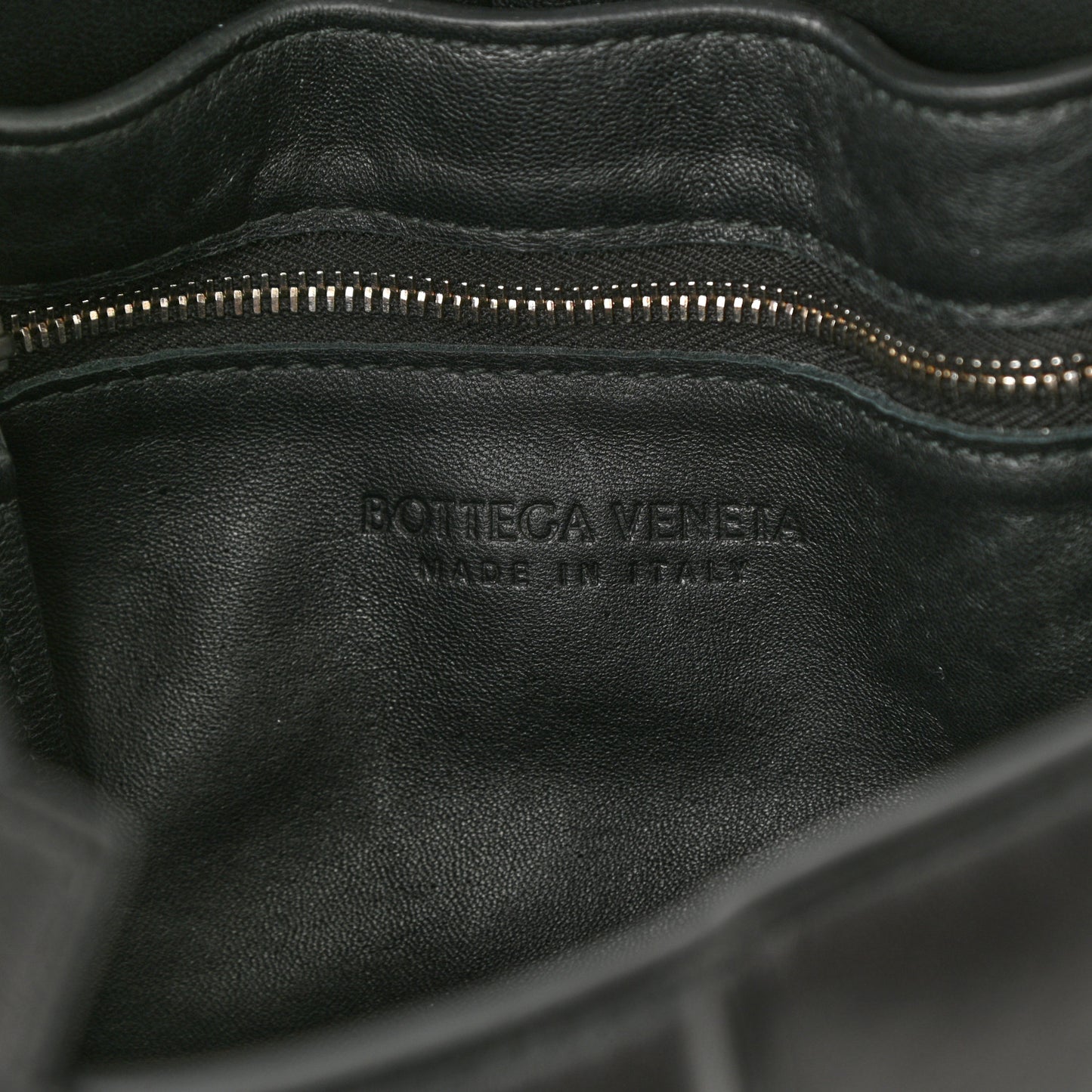 Nappa Maxi Intreccio Padded Cassette Crossbody Bag Black