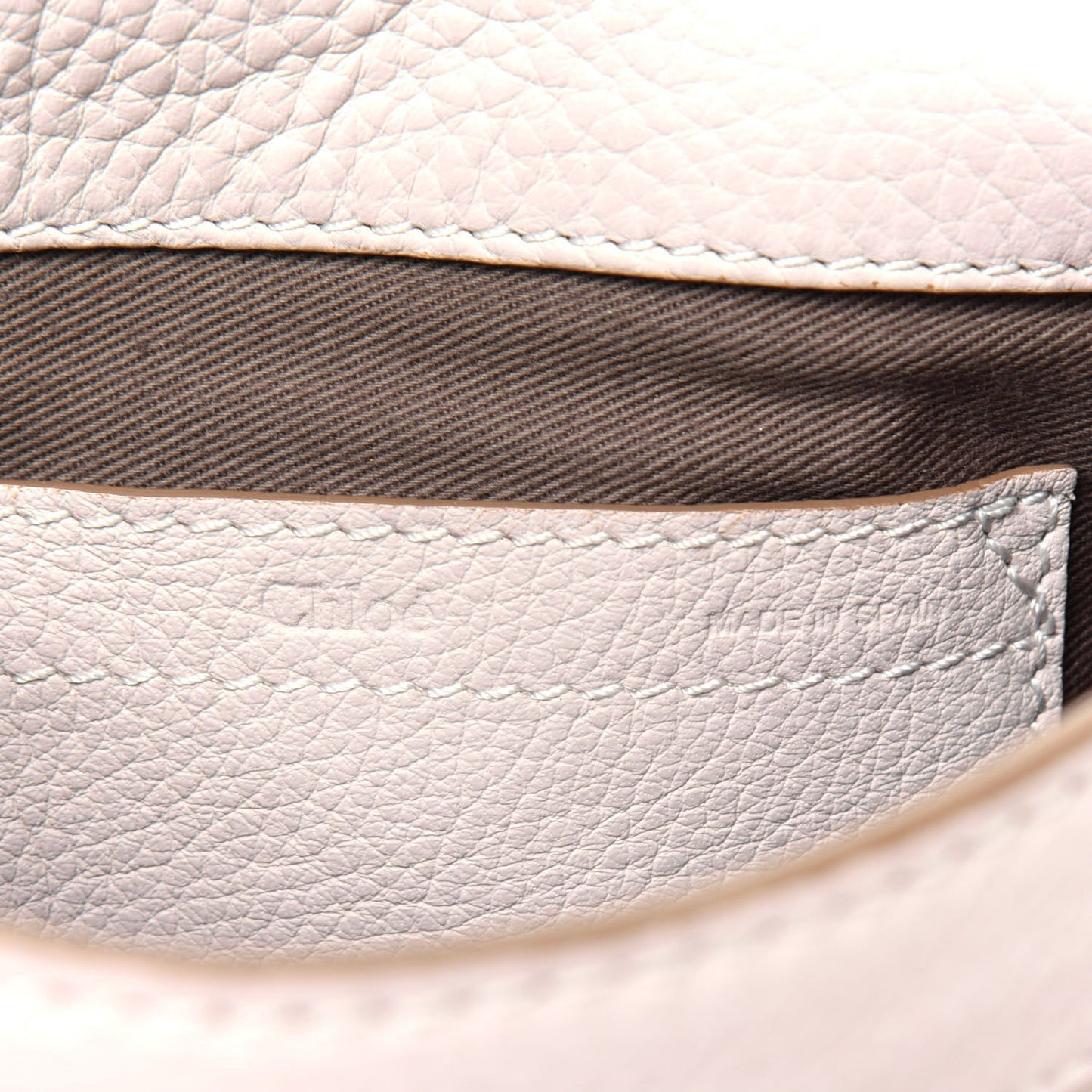 Calfskin Mini Marcie Round Crossbody Bag Abstract White