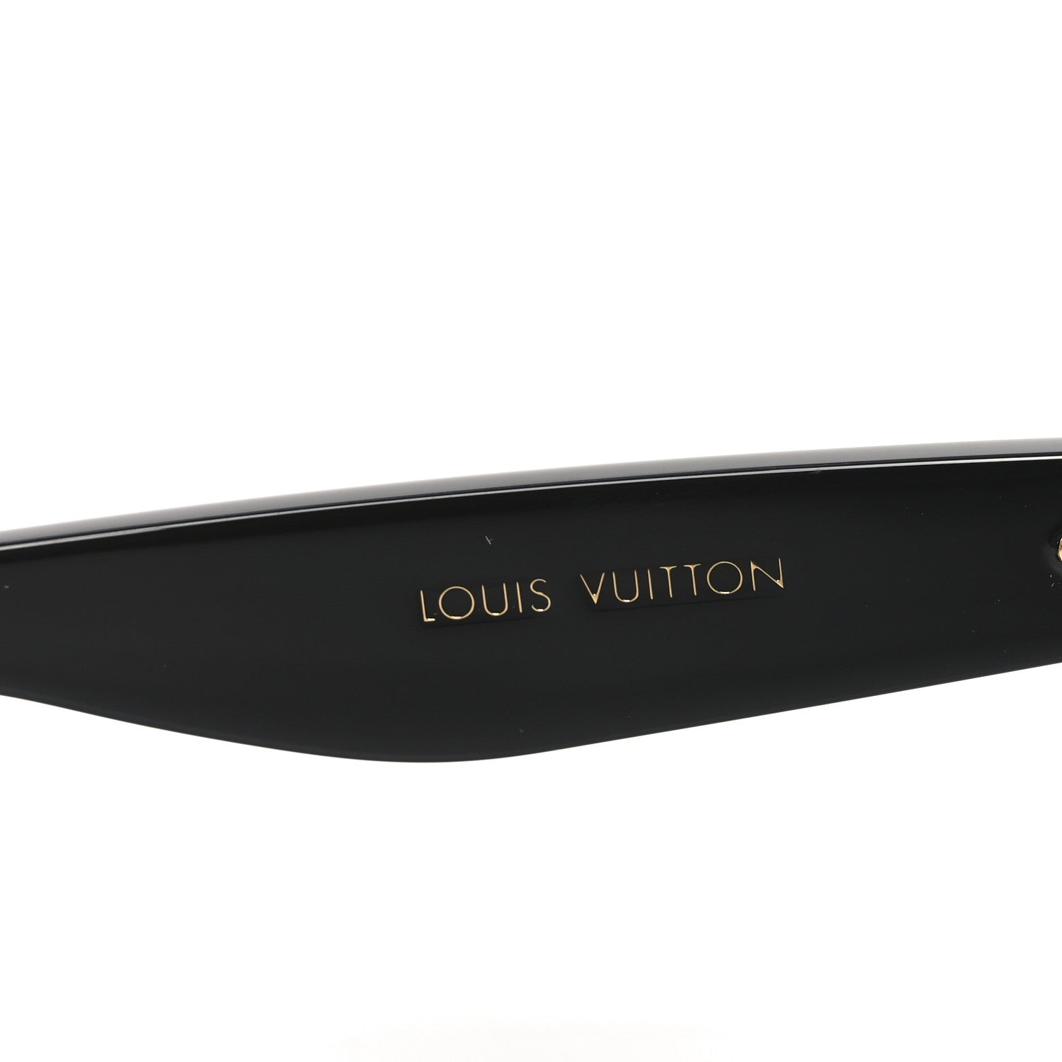 Louis Vuitton Acetate Nylon LV Script Square Sunglasses Z2970W  Black 6 of 8