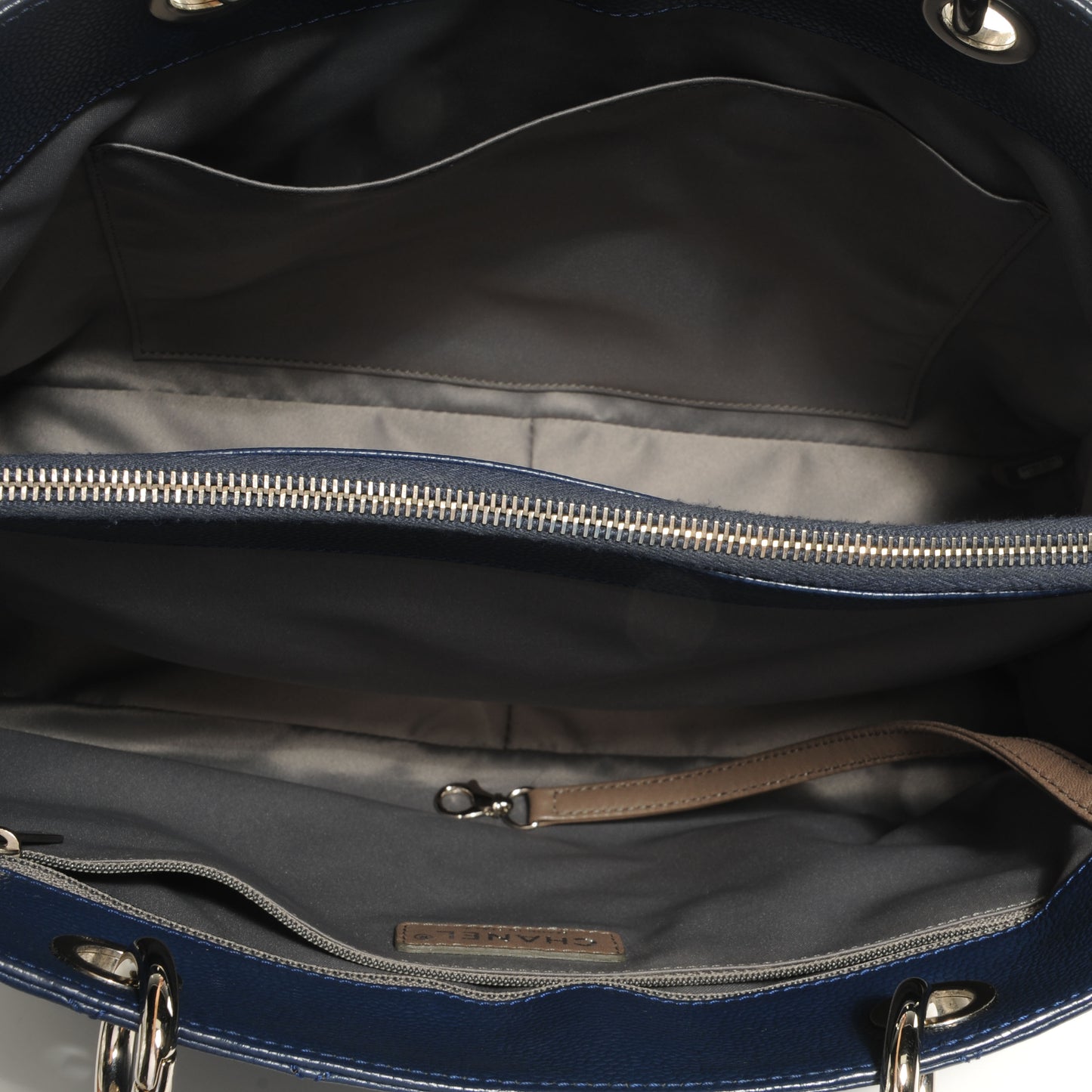 Caviar Grand Shopping Tote GST Navy