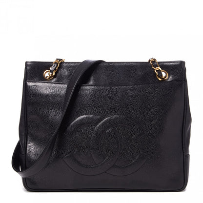 Chanel Caviar CC Shoulder Bag Black 1 of 8