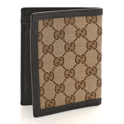 Gucci Monogram Bi-Fold Wallet Dark Brown 3 of 9