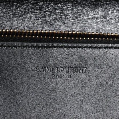 Saint Laurent Leather Classic Large Flap Wallet Black 5 of 8