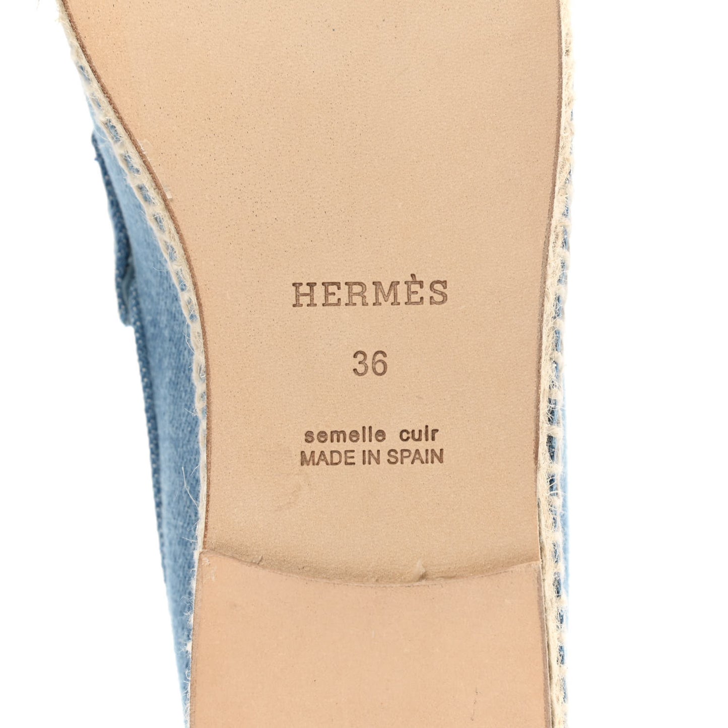 Denim Canvas Womens Trip Espadrilles 36 Bleu Clair