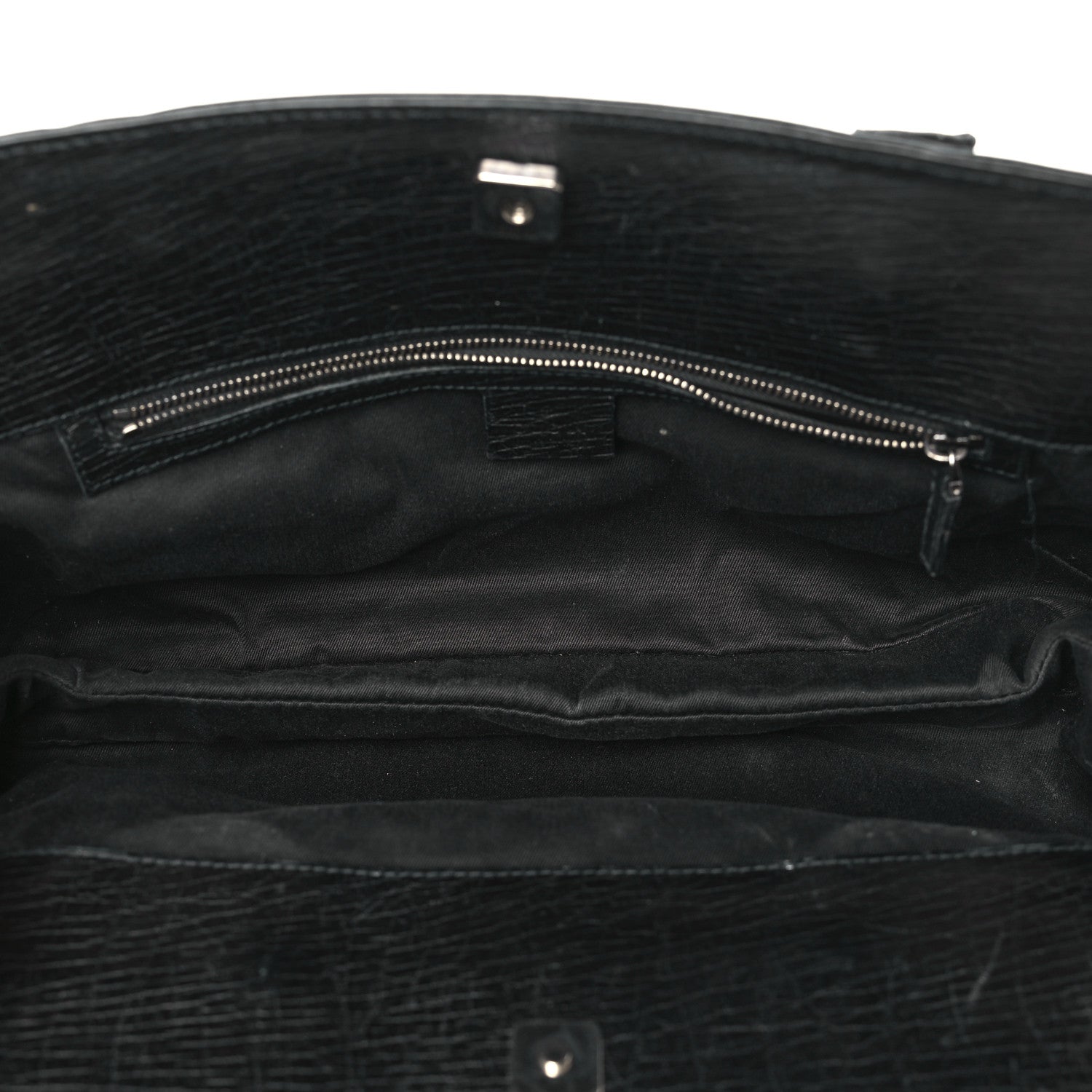 Gucci Monogram Horsebit Chain Flap Shoulder Bag Black 5 of 12