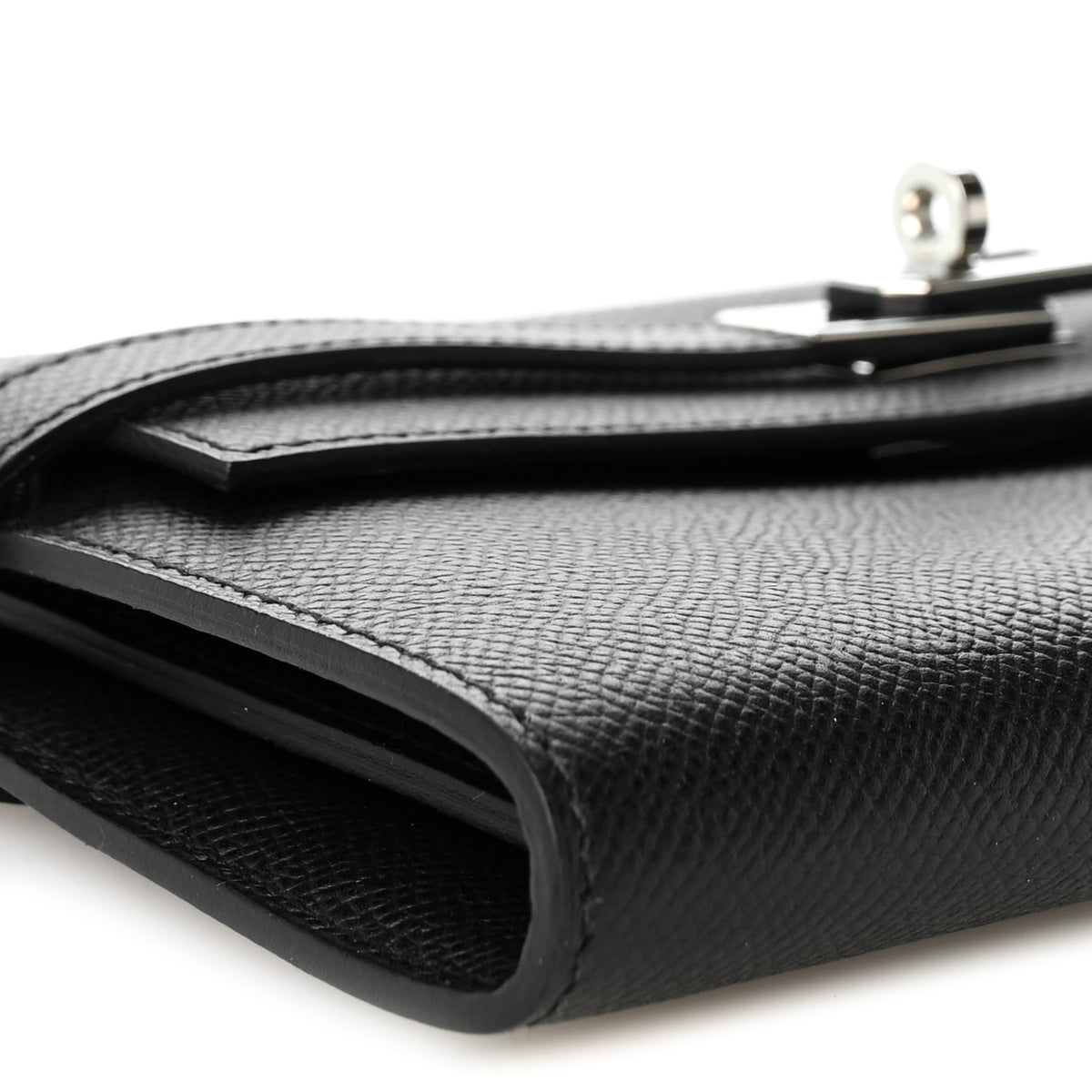 Hermes Epsom Kelly Longue Wallet Black 9 of 10