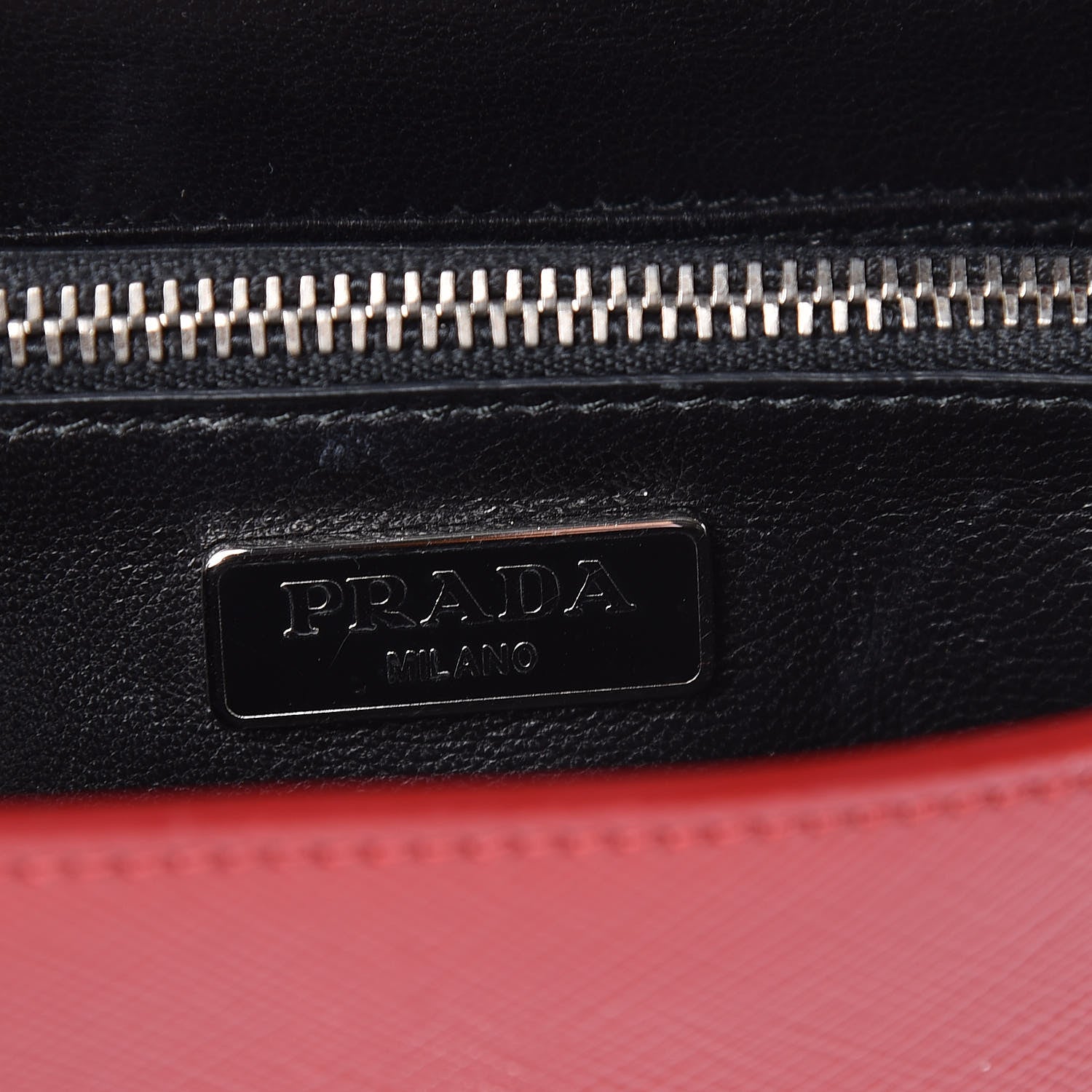 Prada Saffiano Vernice Wallet with Strap Rosso 6 of 12
