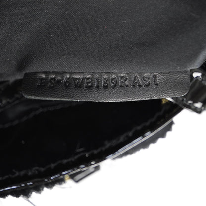 Valentino Garavani Silk Rosier Tote Ivory Black 8 of 8