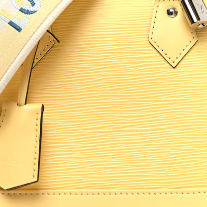 Louis Vuitton Epi Jacquard Alma BB Jaune Plume 5 of 8