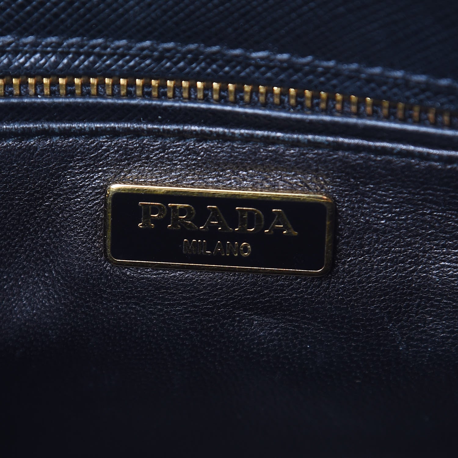 Prada Saffiano Mini Double Zip Tote Black 6 of 9