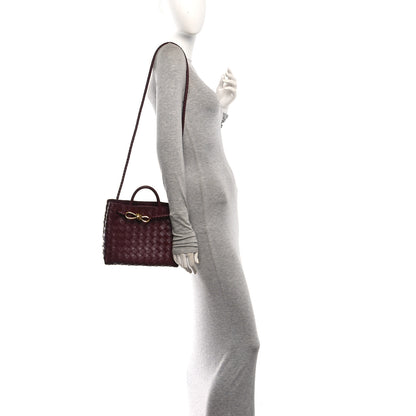 Bottega Veneta Nappa Intrecciato Small Andiamo Shoulder Bag Barolo 2 of 10