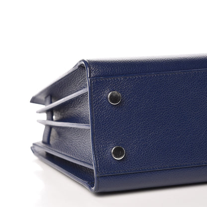 Saint Laurent Grained Calfskin Baby Sac De Jour Marine 9 of 17