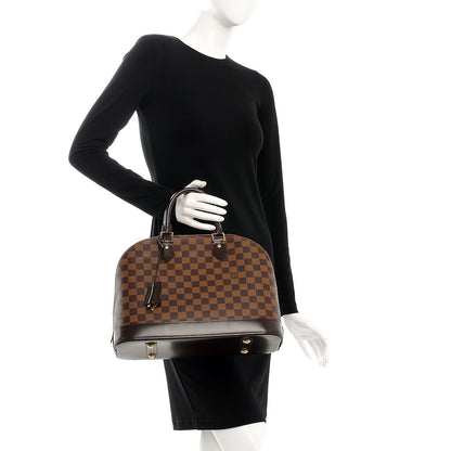 Louis Vuitton Damier Ebene Alma MM 2 of 9