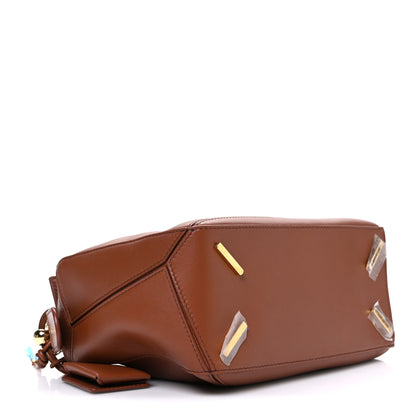 Loewe Nappa Lambskin Small Featherlight Puzzle Bag Pecan 4 of 11