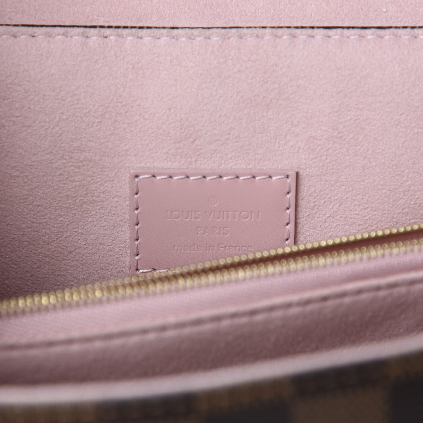 Damier Ebene Caissa Clutch Rose Ballerine