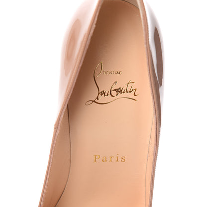 Christian Louboutin Patent So Kate 120 Pumps 37.5 Nude 7 of 8