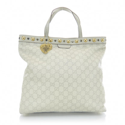 Gucci Guccissima Babouska Vertical Tote White 1 of 11