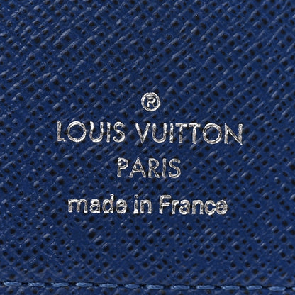 Louis Vuitton Taigarama Brazza Wallet NM Cobalt 6 of 10