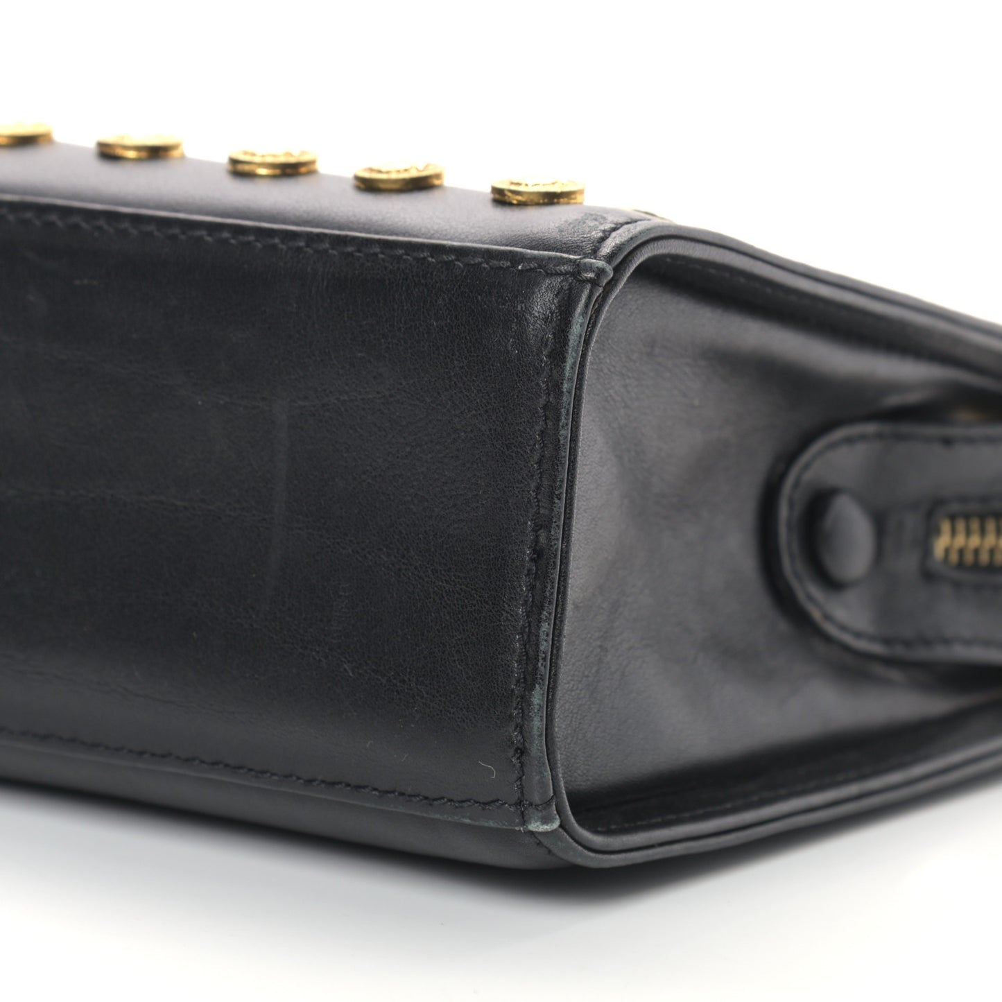 Nappa Medusa Shoulder Bag Black