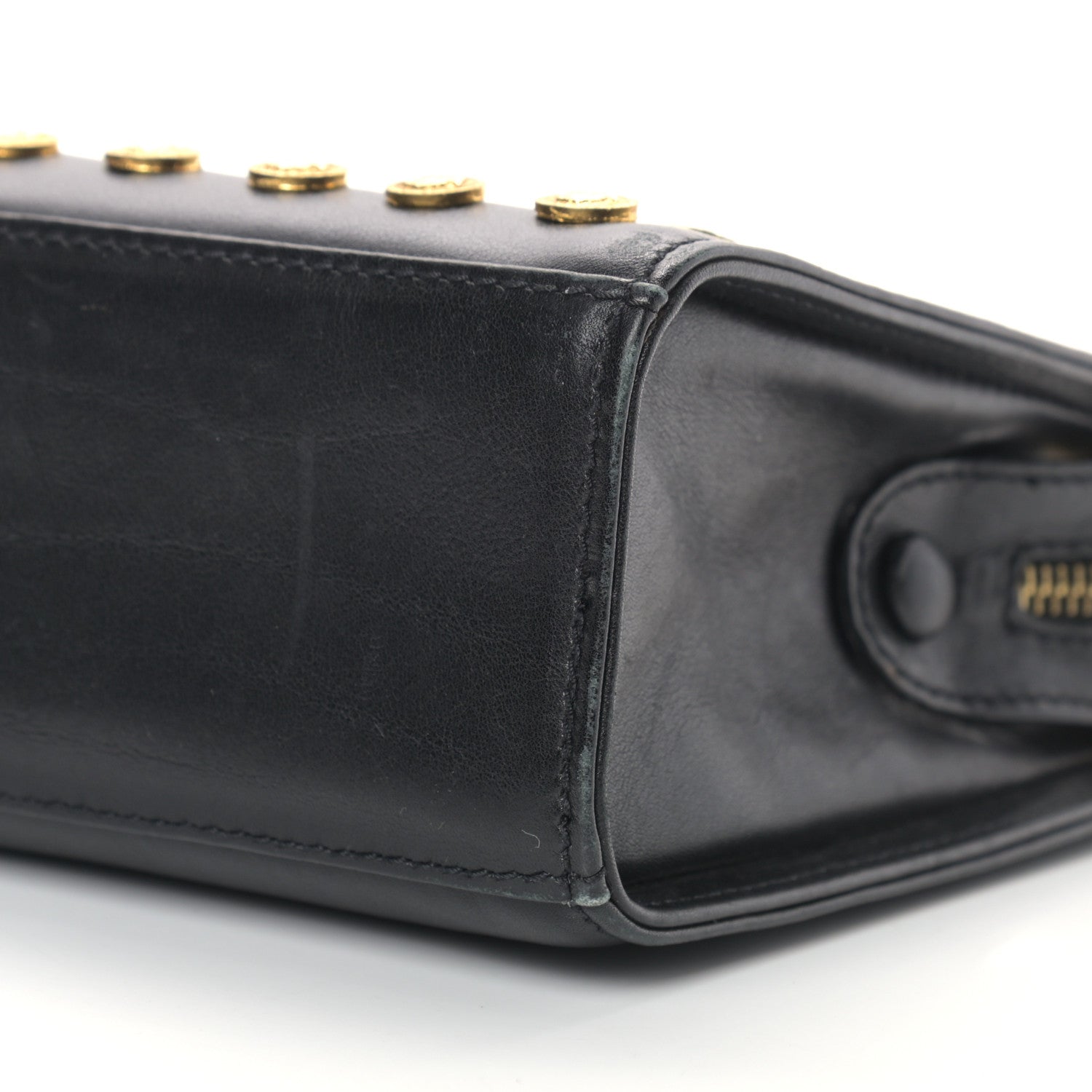 Versace Nappa Medusa Shoulder Bag Black 9 of 13