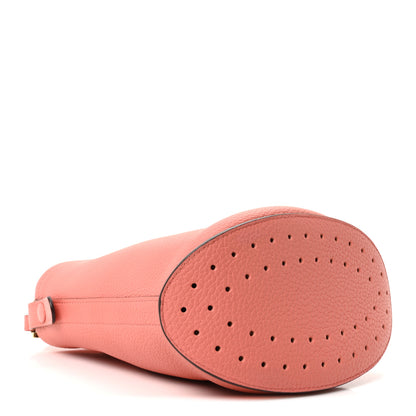Delvaux Taurillon Mini Pin Daily Surpique Bucket Pink 4 of 9