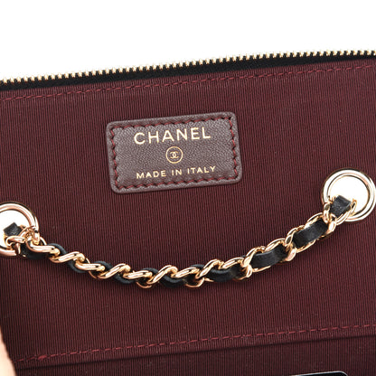 Chanel Lambskin Quilted Small Vanity Case With Chain Black 6 of 9
