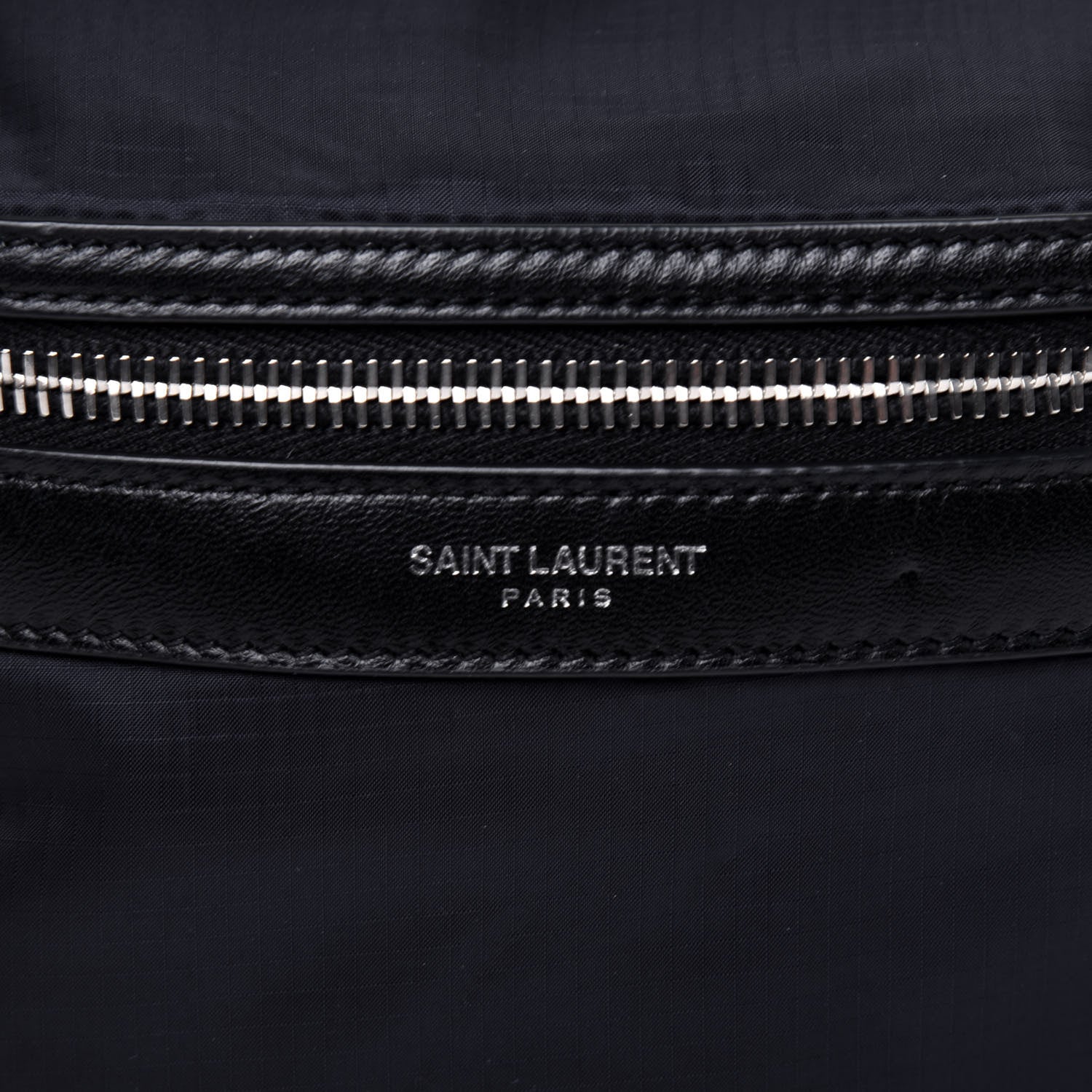 Saint Laurent Nylon City Fold Up Backpack Belt Bag Navy 12 of 18