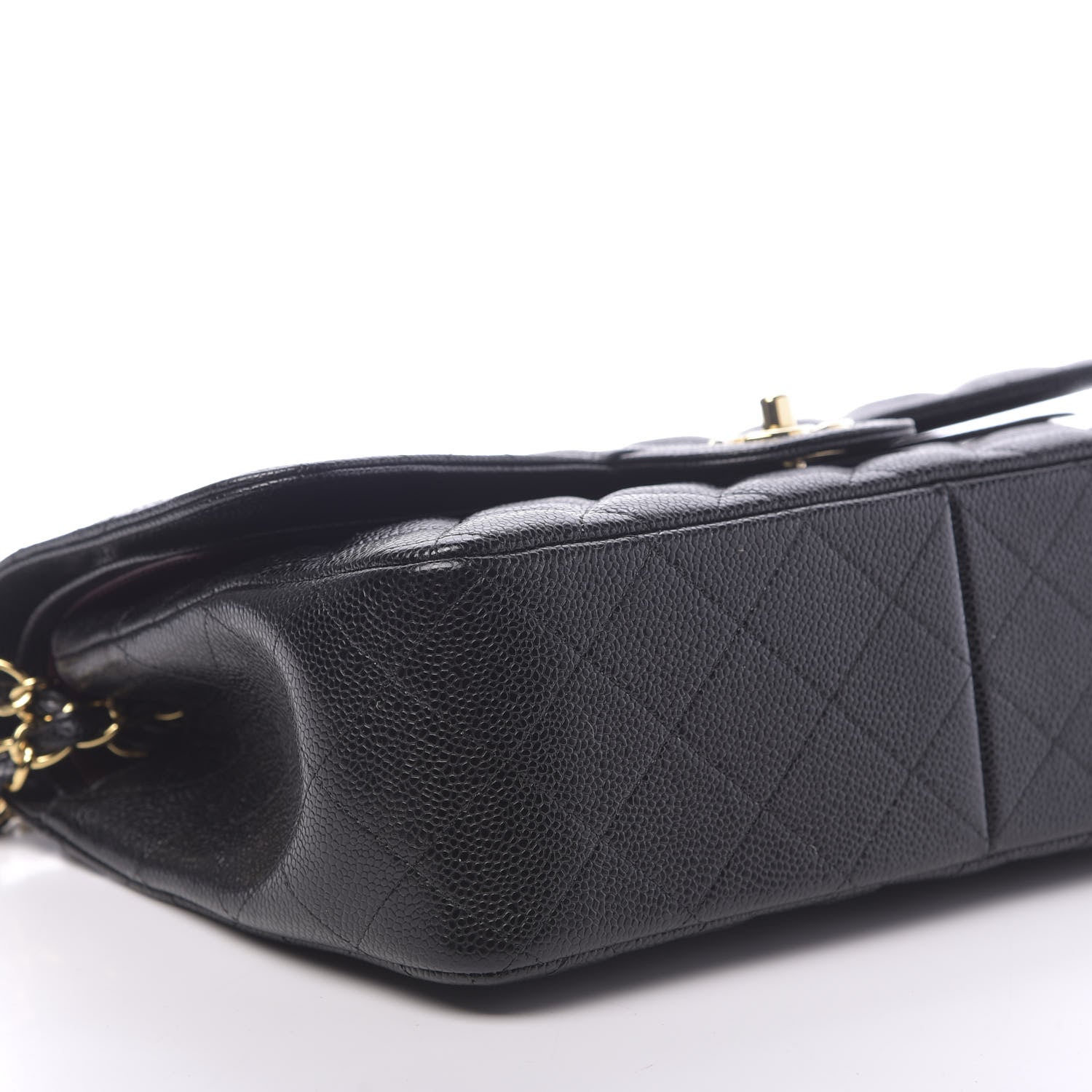 Chanel Caviar Quilted Jumbo Double Flap Black 8 of 11