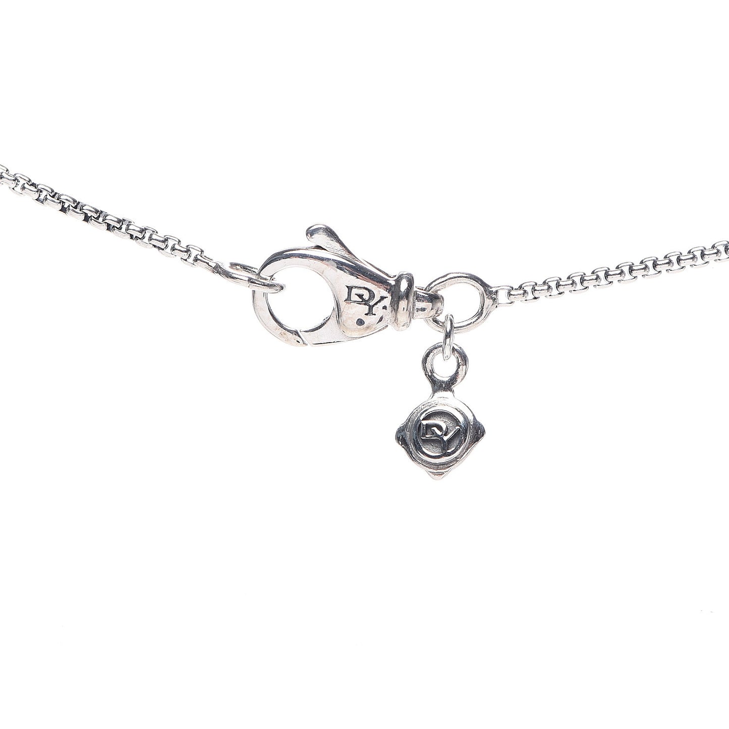 Sterling Silver Pearl 8mm Petite Chatelaine Pendant Necklace
