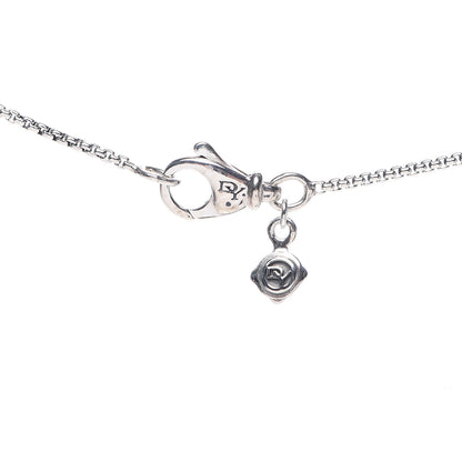 David Yurman Sterling Silver Pearl 8mm Petite Chatelaine Pendant Necklace 6 of 6