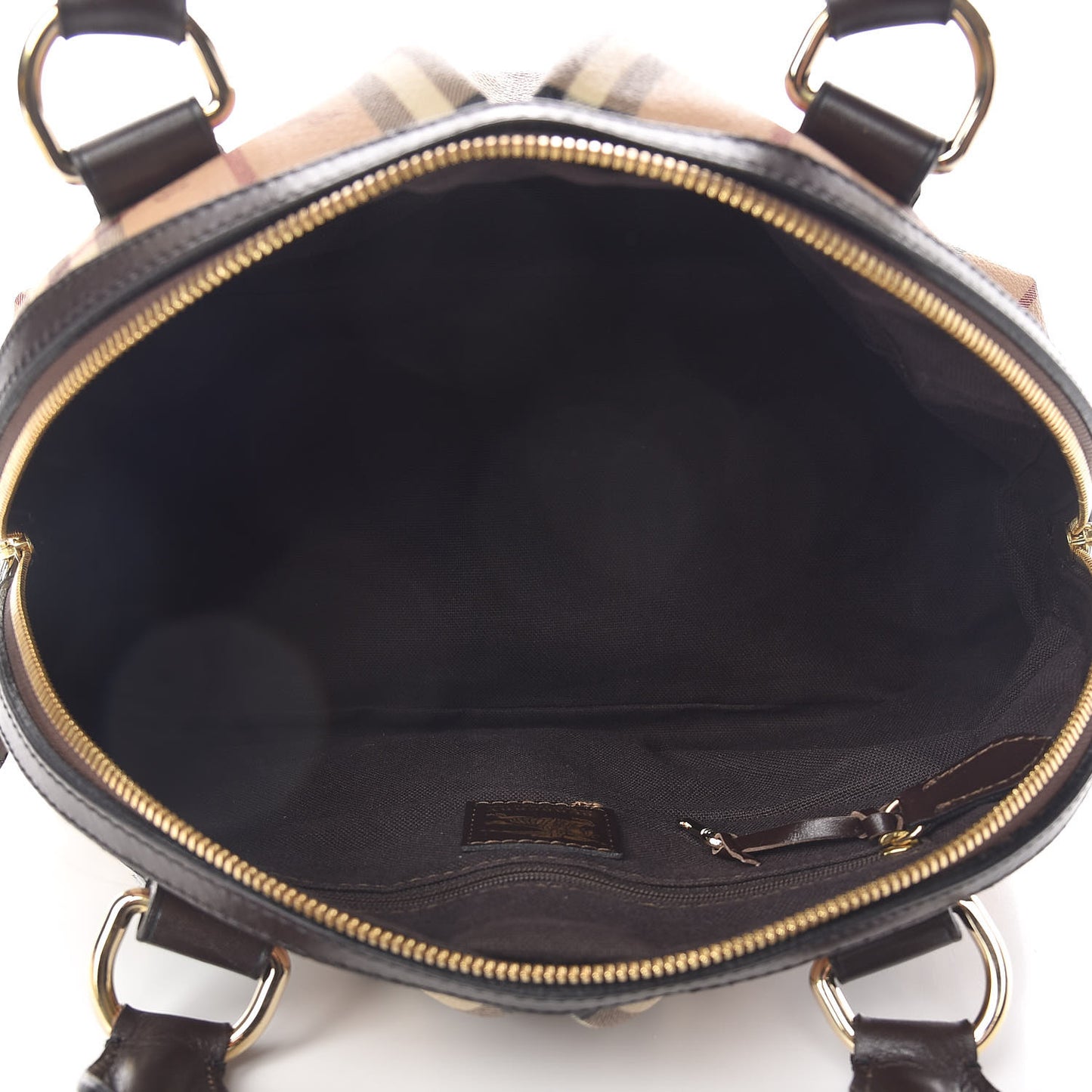 Haymarket Check Thornley Satchel Chocolate