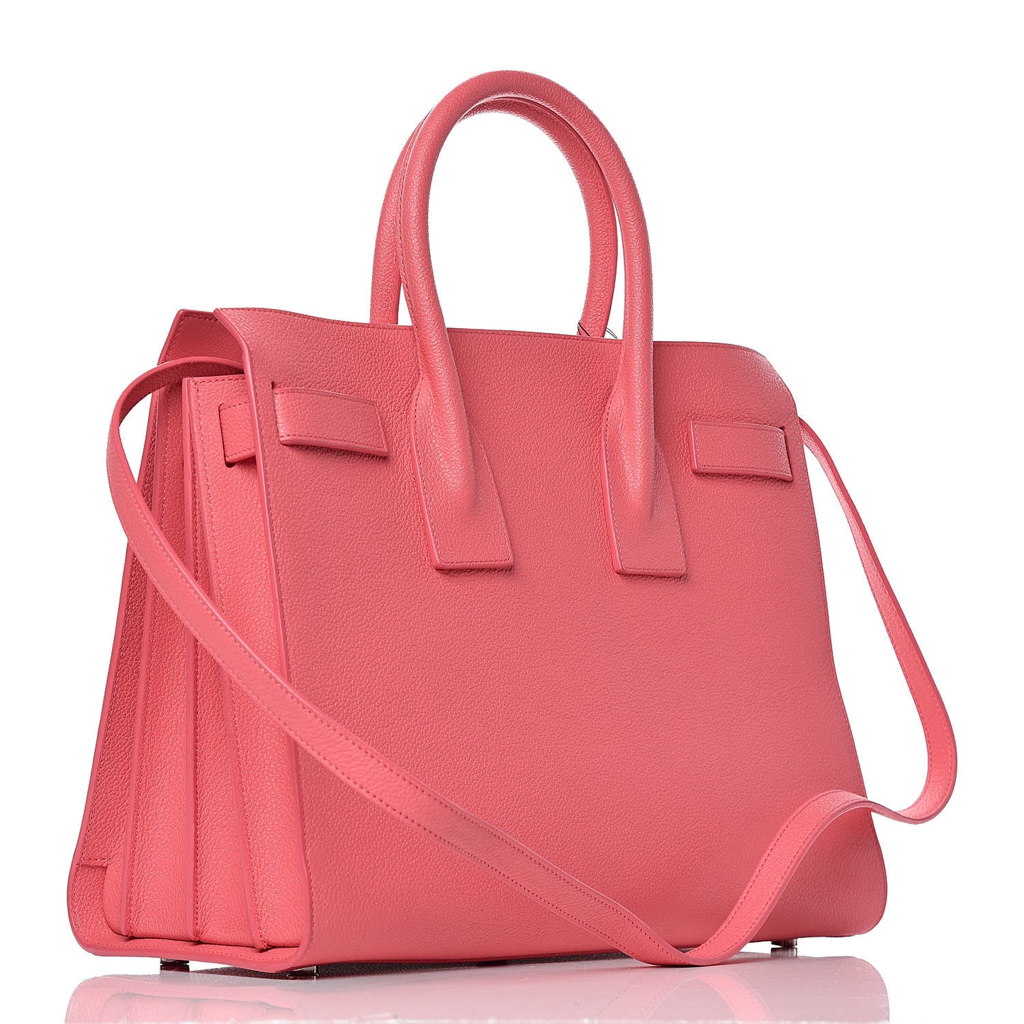 Grained Calfskin Small Sac De Jour Rose Clair