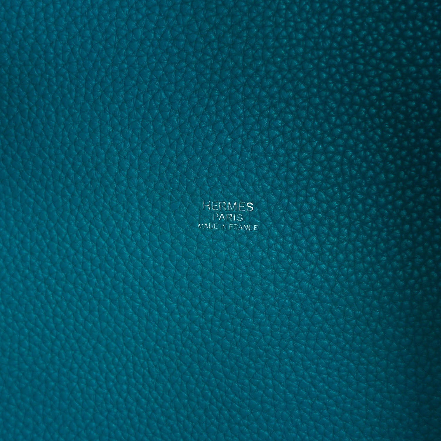 Hermes Taurillon Clemence Picotin Lock 26 GM Turquoise 6 of 10