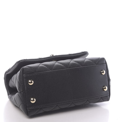 Chanel Caviar Quilted Extra Mini Coco Handle Flap Black 4 of 11