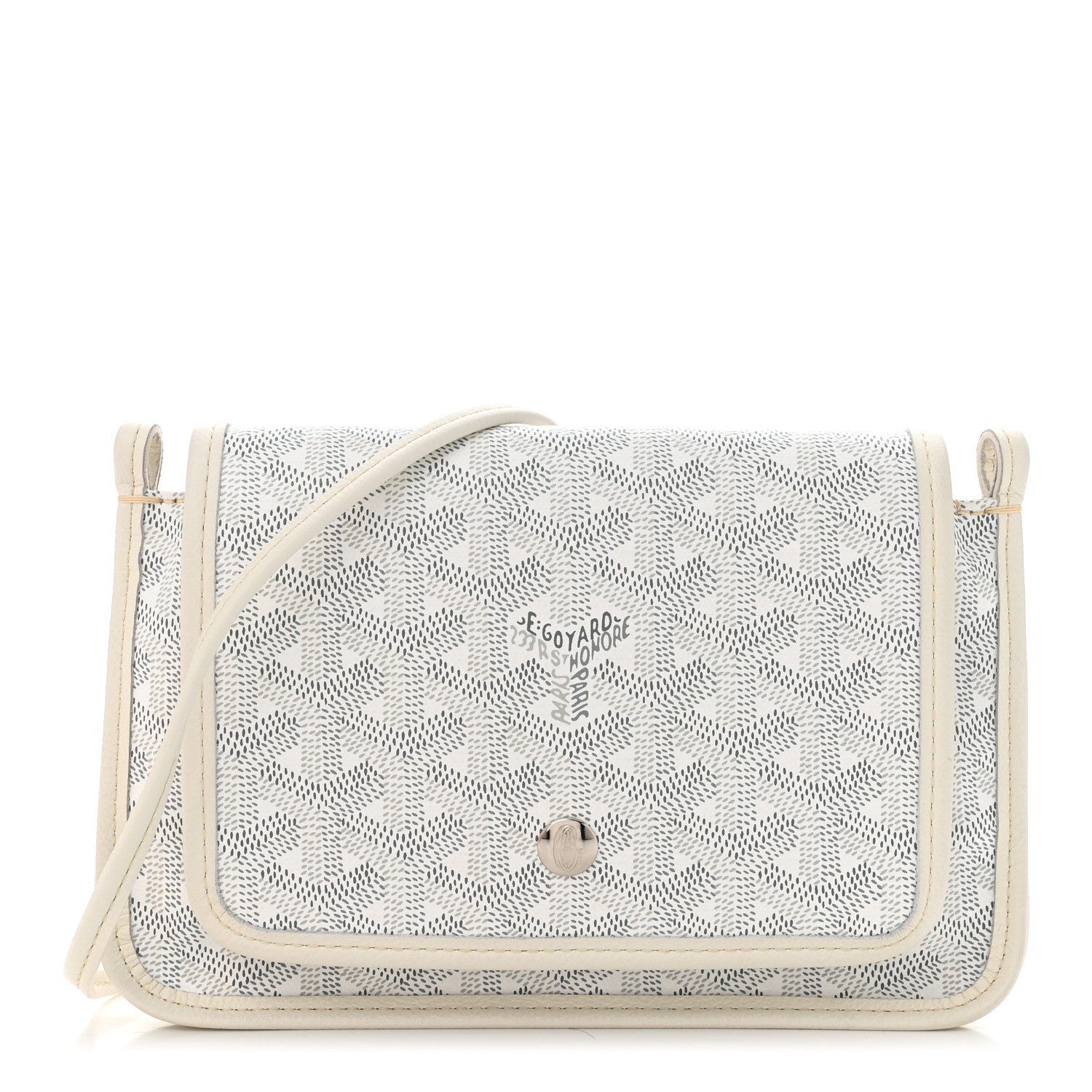 Goyard Goyardine Plumet Wallet Clutch White 1 of 9