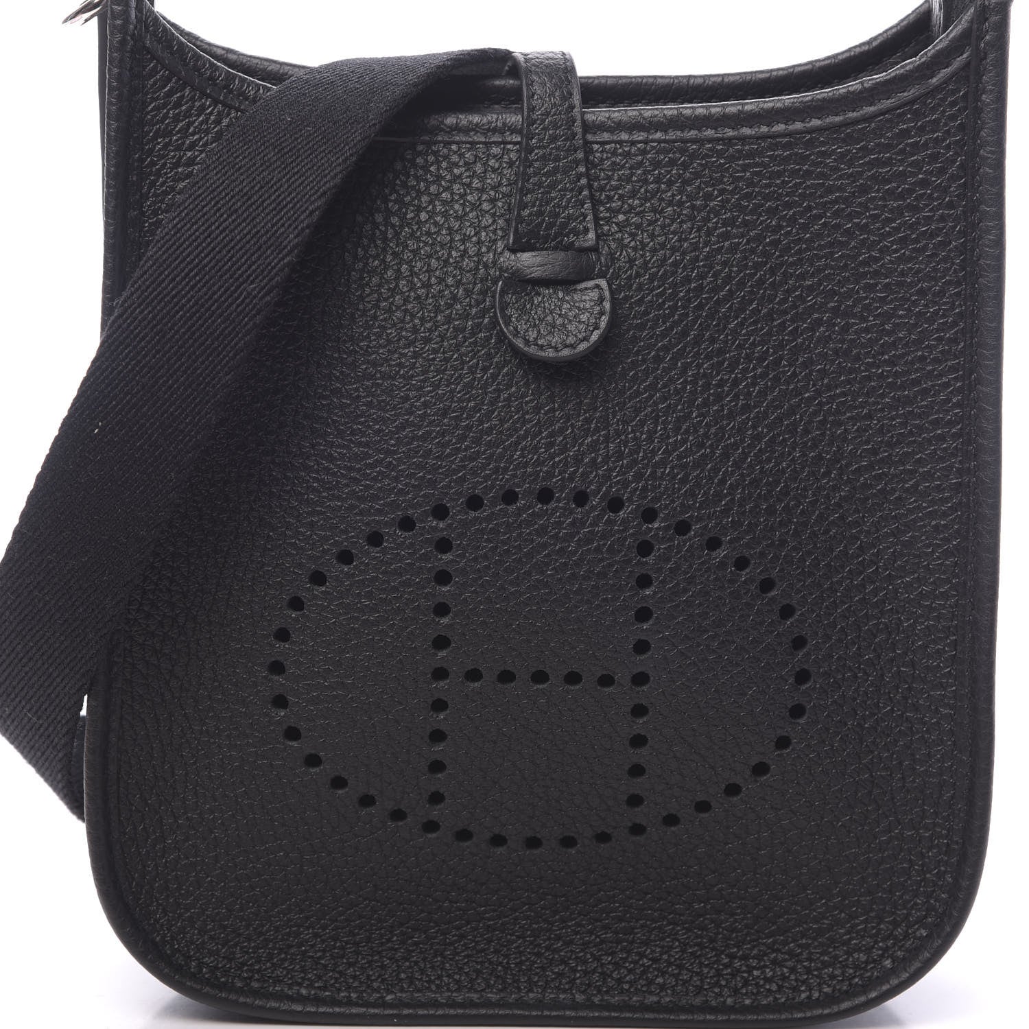 Hermes Taurillon Clemence Evelyne TPM Black 10 of 11
