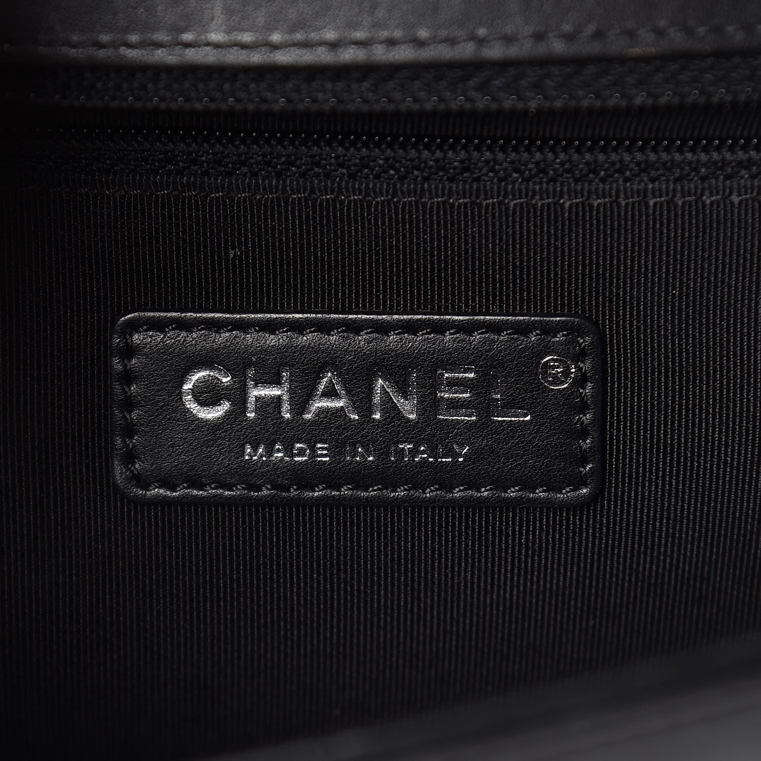 Chanel Calfskin Chevron Quilted New Medium Boy Flap Black 6 of 15