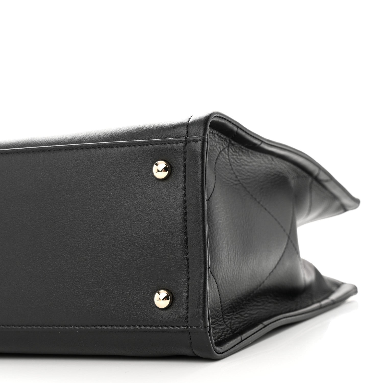Chanel Calfskin CC Zipped Shopping Tote Black 9 of 11