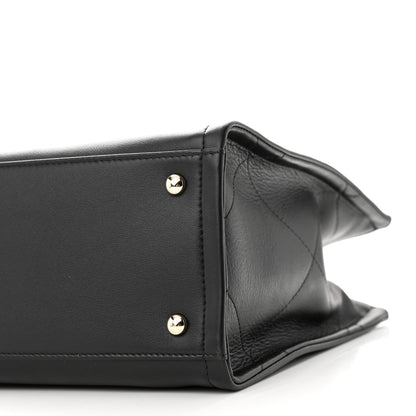 Chanel Calfskin CC Zipped Shopping Tote Black 9 of 11