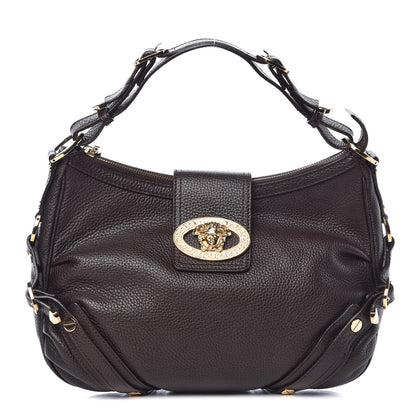 Versace Calfskin Shoulder Bag Brown 1 of 7