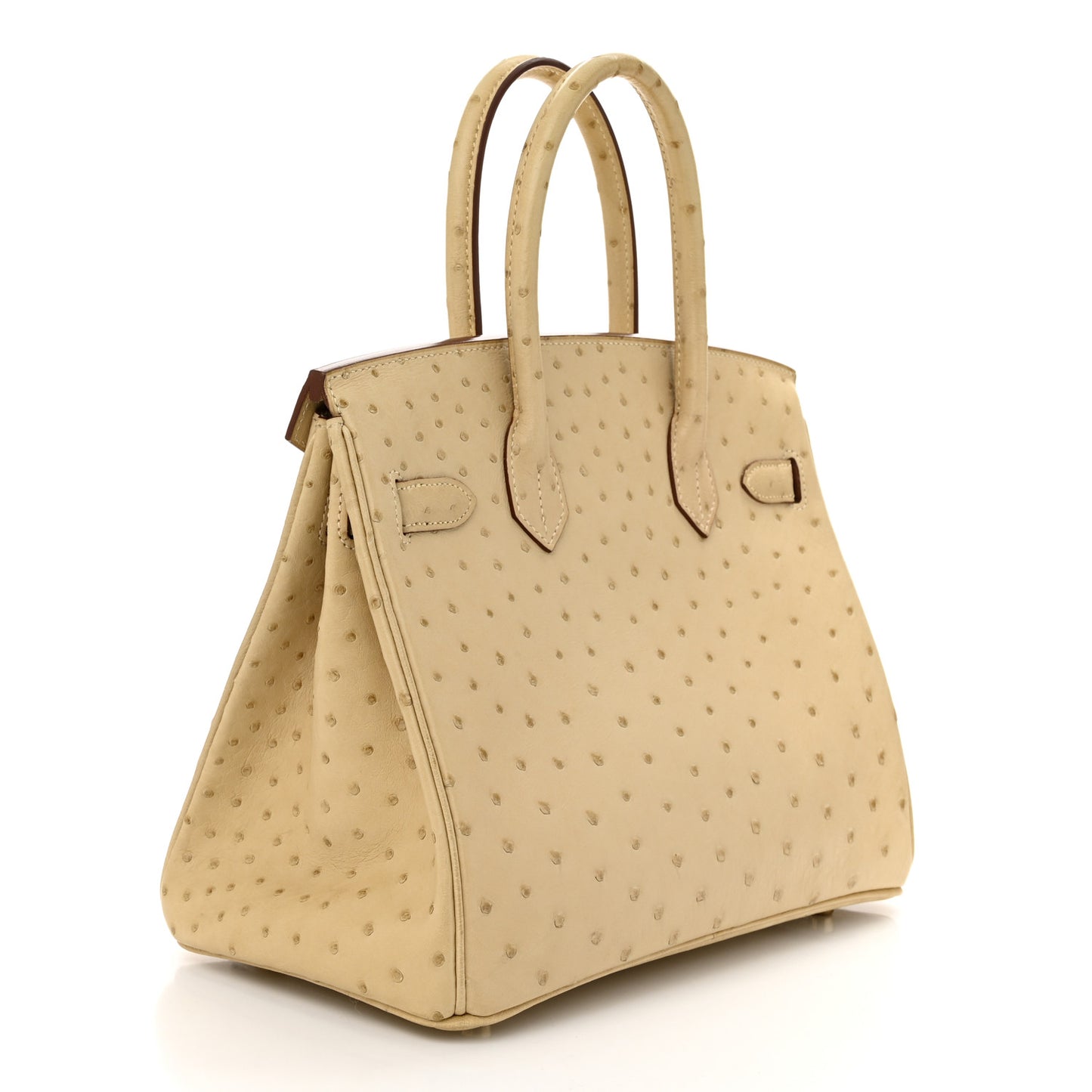 Ostrich Birkin 30 Parchemin