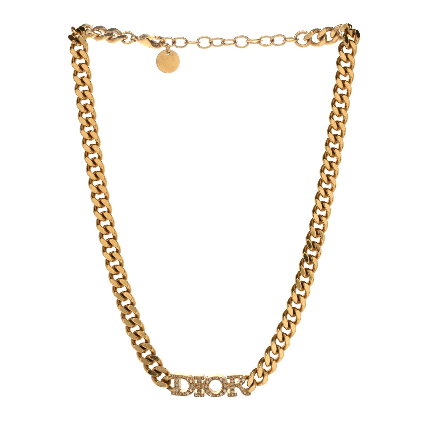 Metal Crystal Dio(r)evolution Choker Gold