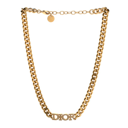 Christian Dior Metal Crystal Dio(r)evolution Choker Gold 3 of 5