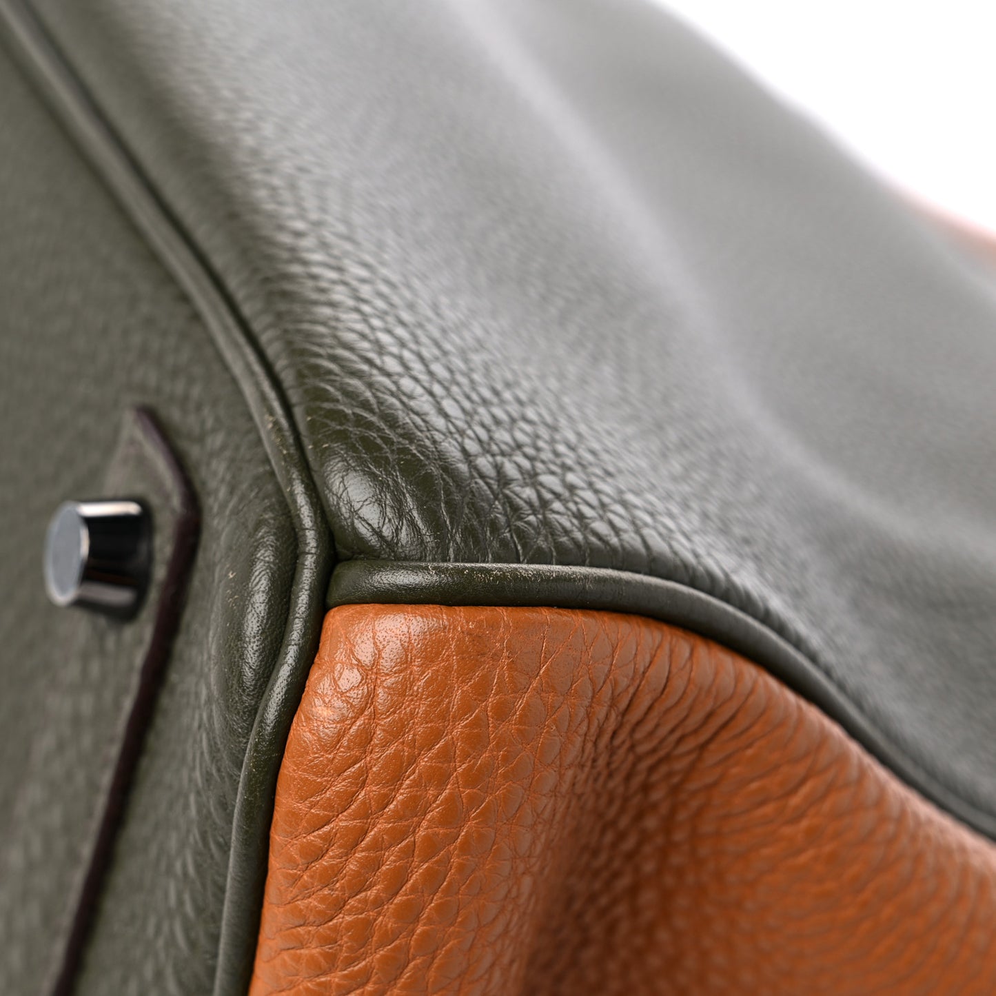 Fjord Togo Birkin HAC 32 Vert Anis Gold Vert Olive