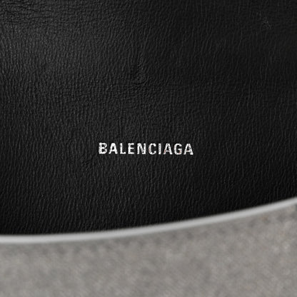 Balenciaga Glitter Fabric Hourglass Top Handle Bag XS Grey 6 of 14