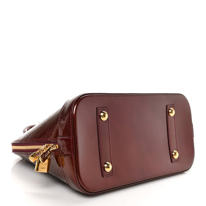 Louis Vuitton Vernis Alma PM Rouge Fauviste 4 of 8